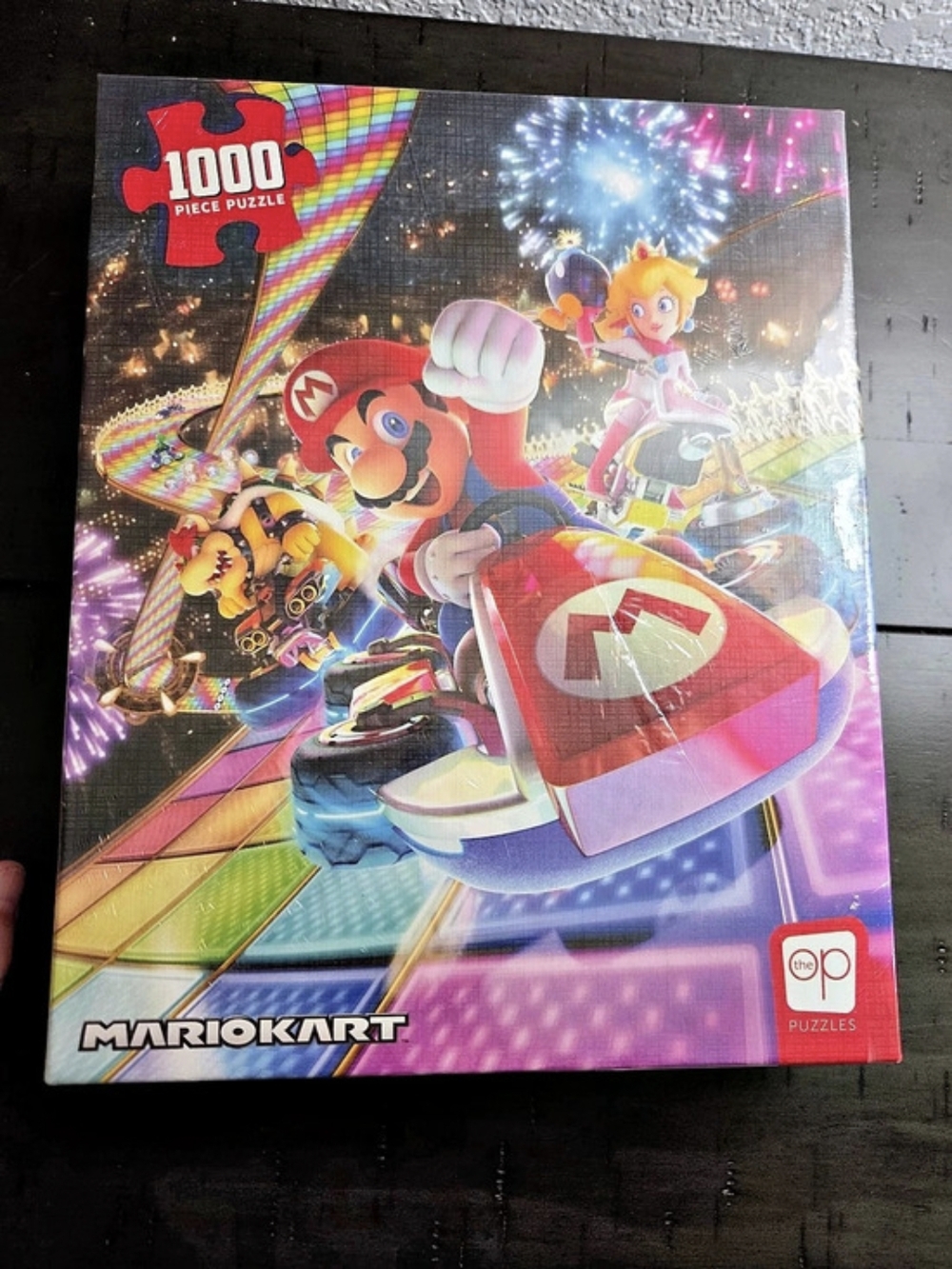 The OP Mario Kart Rainbow Road 1000 Piece Puzzle 1000 Piece Puzzle